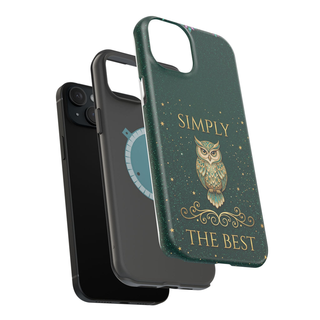Simply The Best Wise Owl Phone Case — Wireless Charging Cover