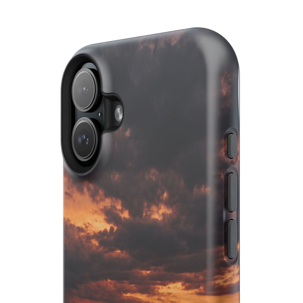 Paw Sunset Magnetic Impact-Resistant Phone Case for iPhone and Samsung Galaxy series