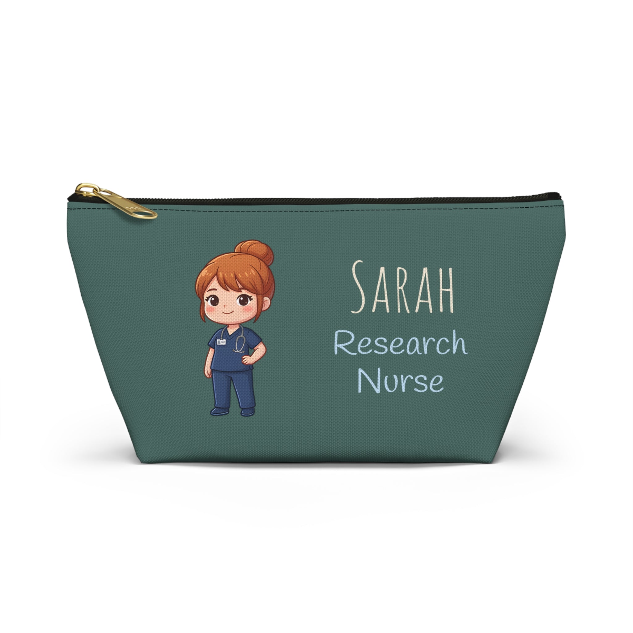 Personalized Nurse Gift Pouch | Custom Name Makeup Bag for Nurses