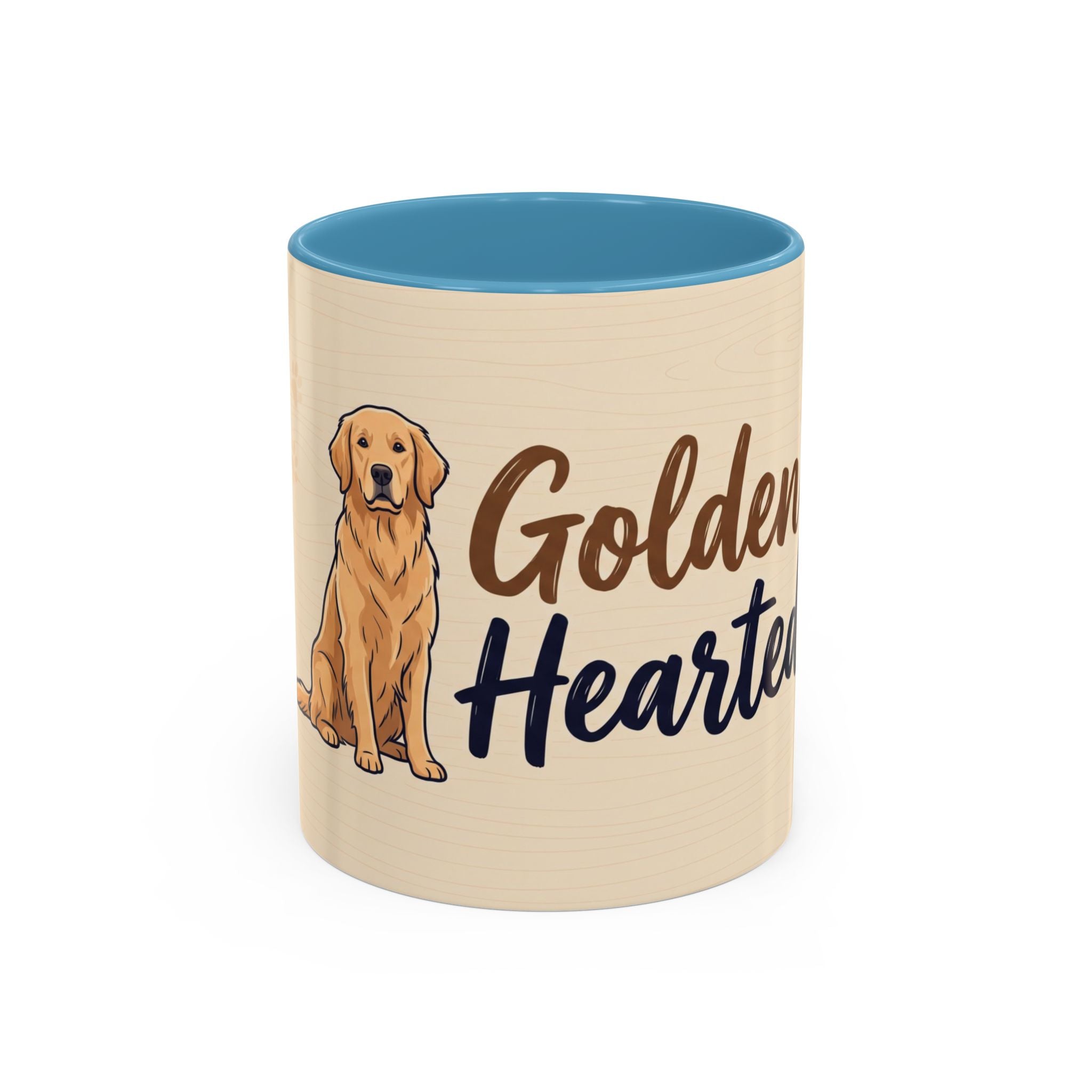 Golden Hearted Mug | Golden Retriever Lover Gift | Cute Dog Coffee Mug