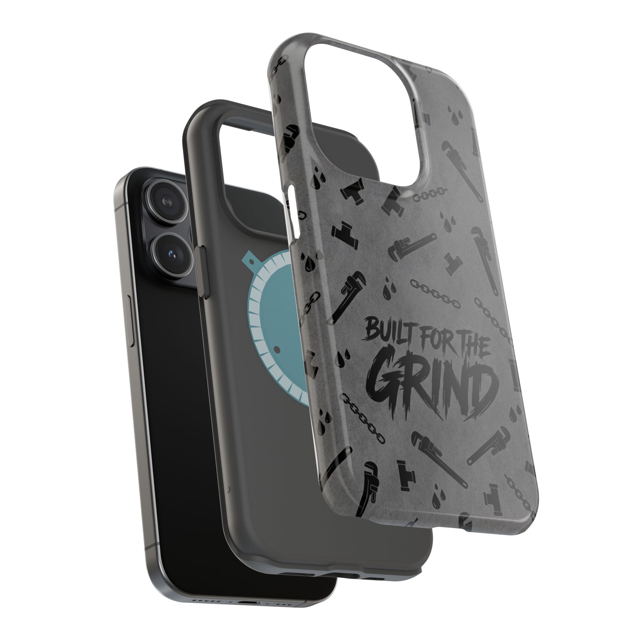 Built for the Grind Phone Case — Plumber Tools Wireless Charging Cover