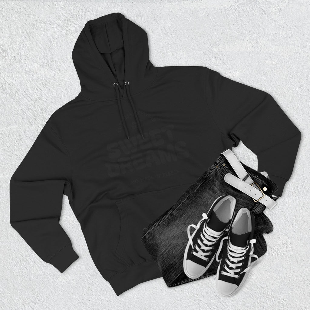 Sweet Dreams Hoodie — Cozy Fleece Pullover with Retro Script
