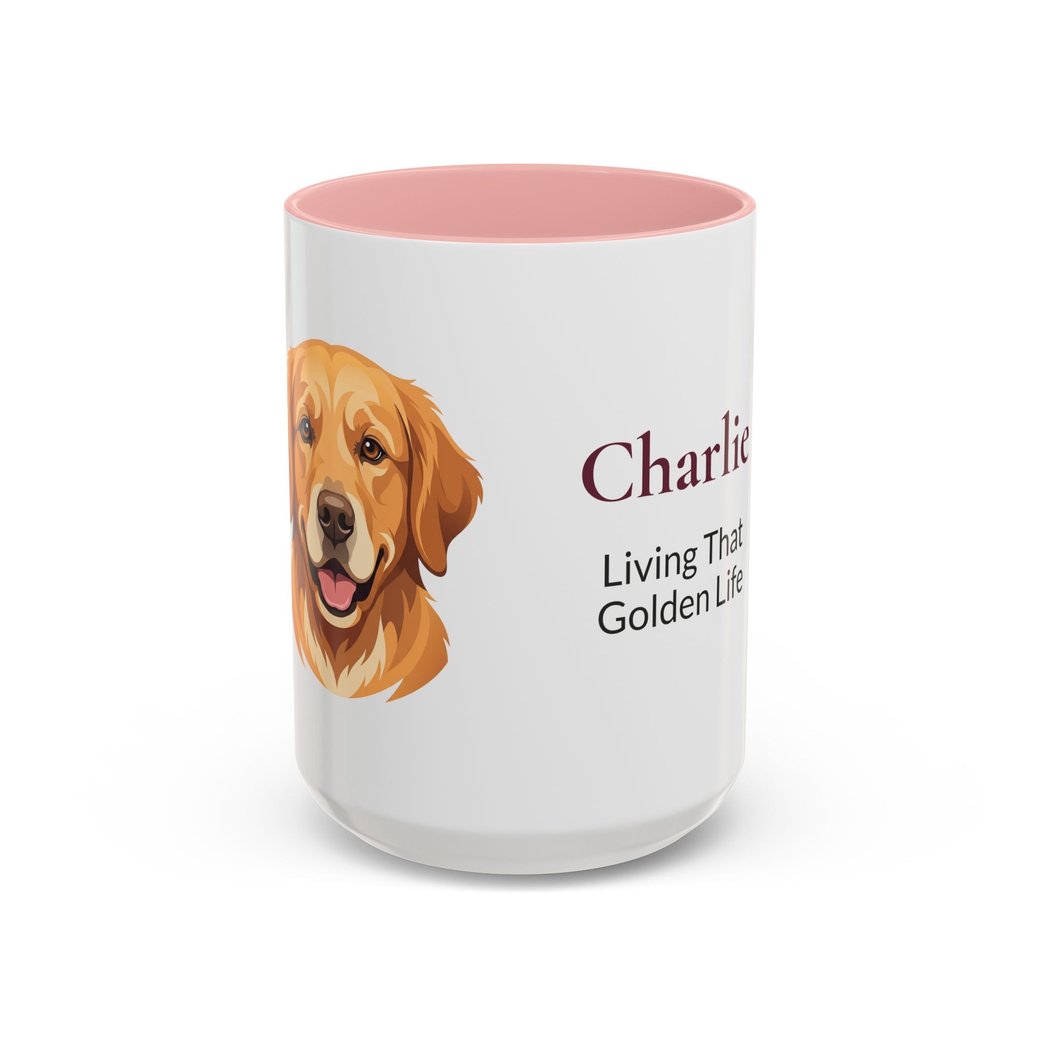 Personalized Golden Retriever Mug | Custom Name & Message Dog Lover Coffee Mug