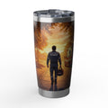 Paramedic/EMT 20oz Tumbler – Golden Hour Walk Illustrated Design
