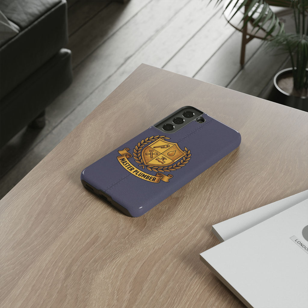 Master Plumber Slate Crest Phone Case - Samsung & iPhone Series
