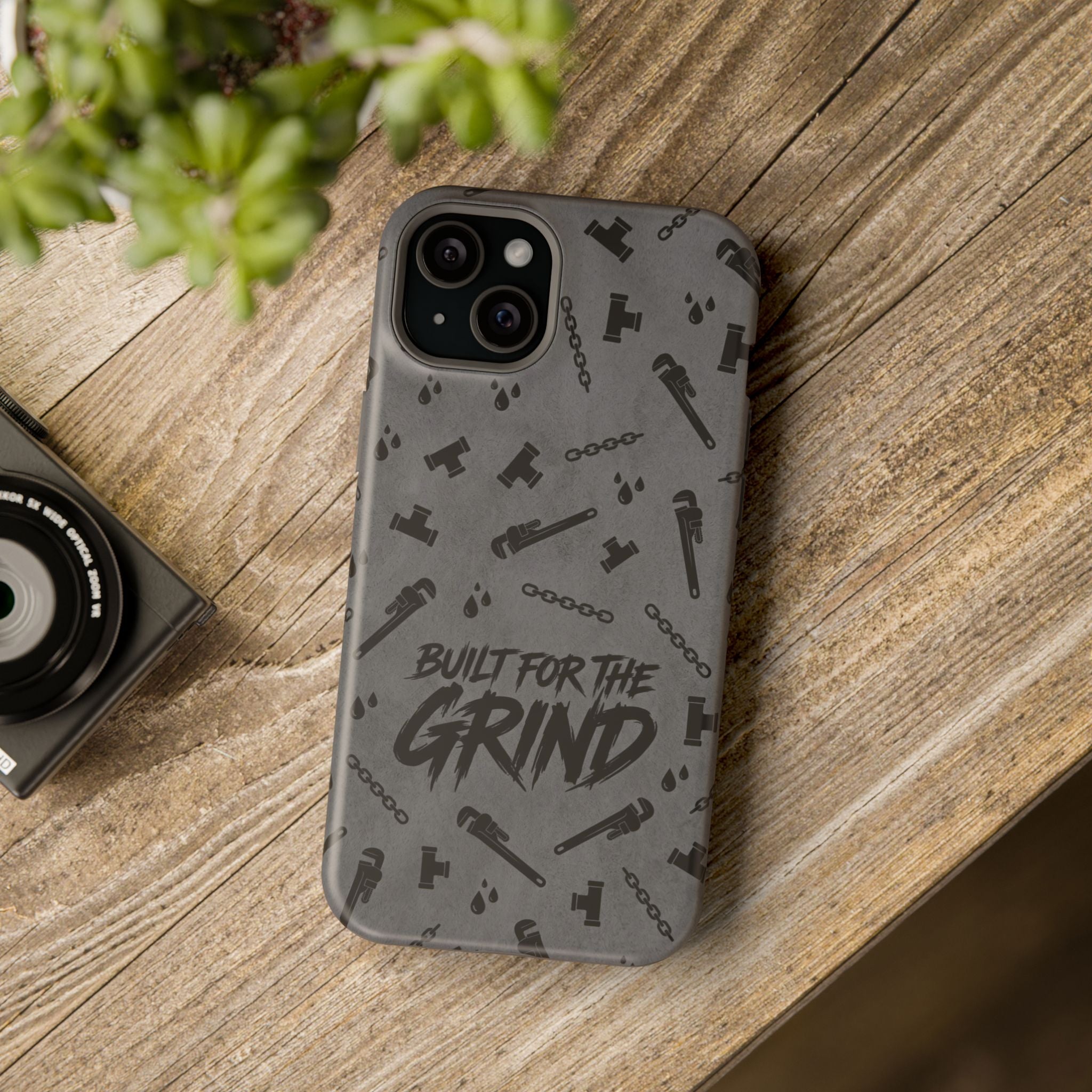 Built for the Grind Phone Case — Plumber Tools Wireless Charging Cover