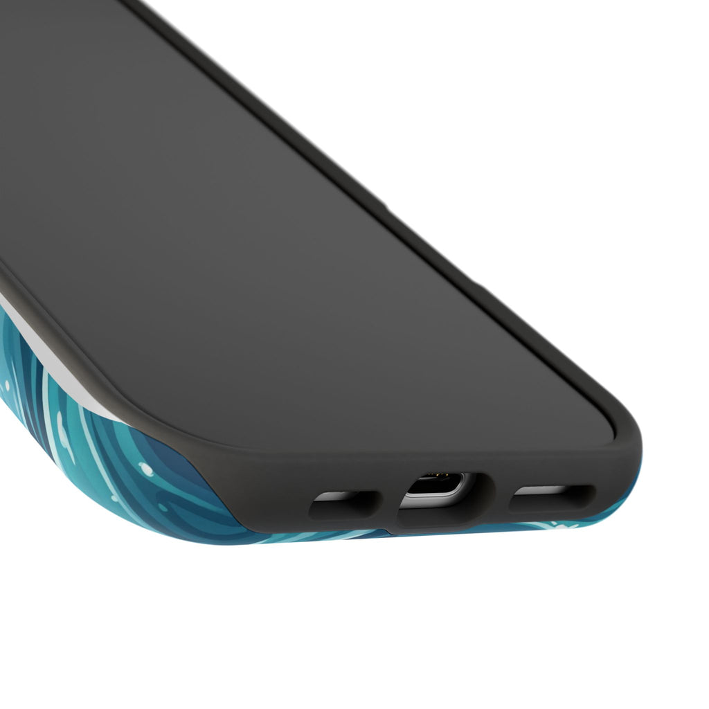 Water Splash Labrador Phone Case — Tough Magnetic Case with Wireless Charging