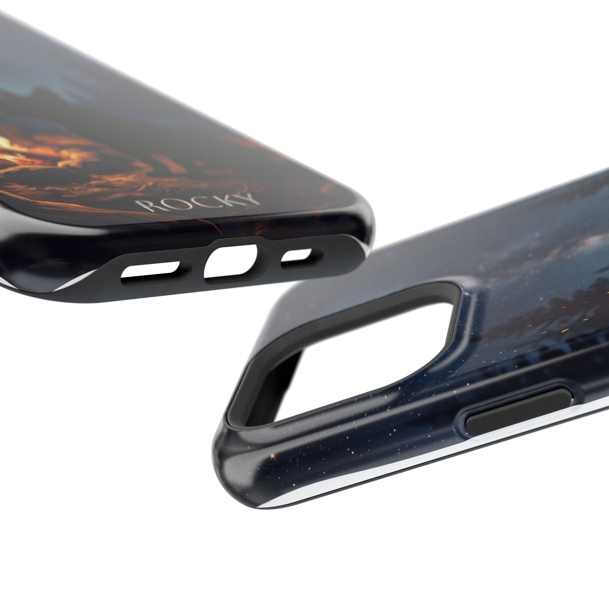 Personalized French Bulldog Campfire Phone Case — Wireless Charging Cover