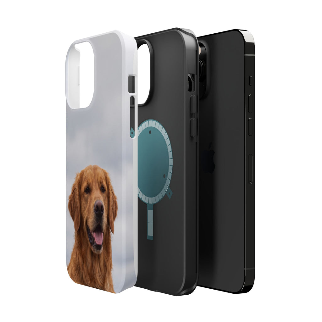 Golden Retriever Phone Case — Impact-Resistant Wireless Charging Cover