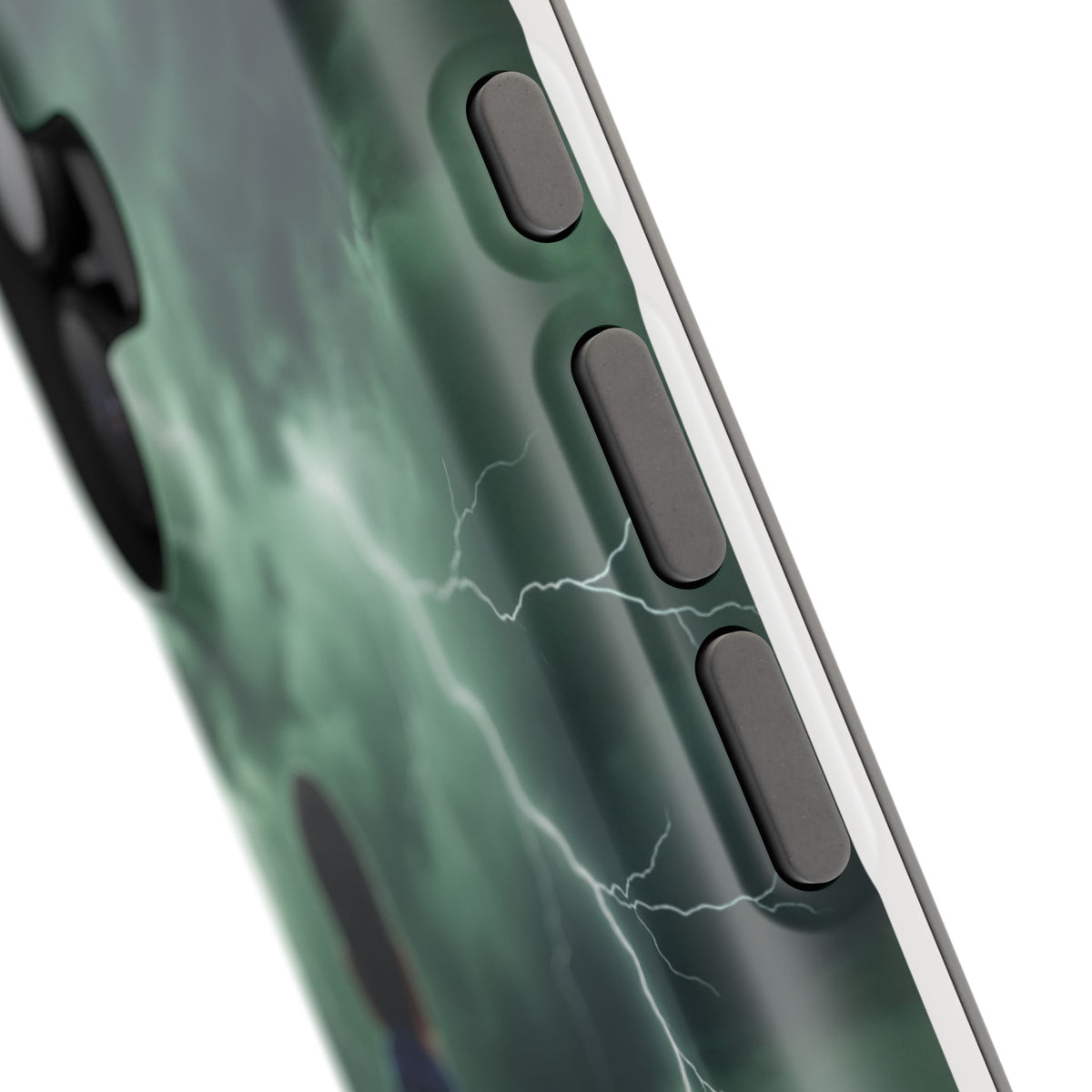 Paramedic Green Storm Phone Case — Magnetic Wireless Charging Cover