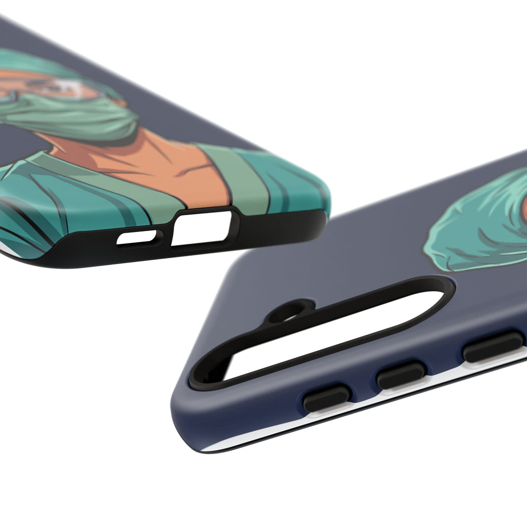 Nurse Illustrated Portrait Phone Case | iPhone & Samsung