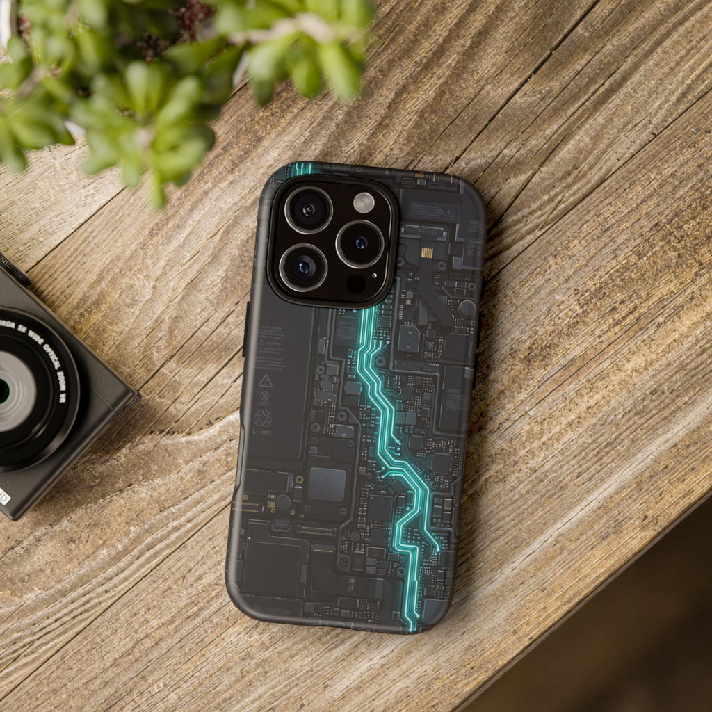 Electrician Cyan Circuit Phone Case - Samsung & iPhone Series