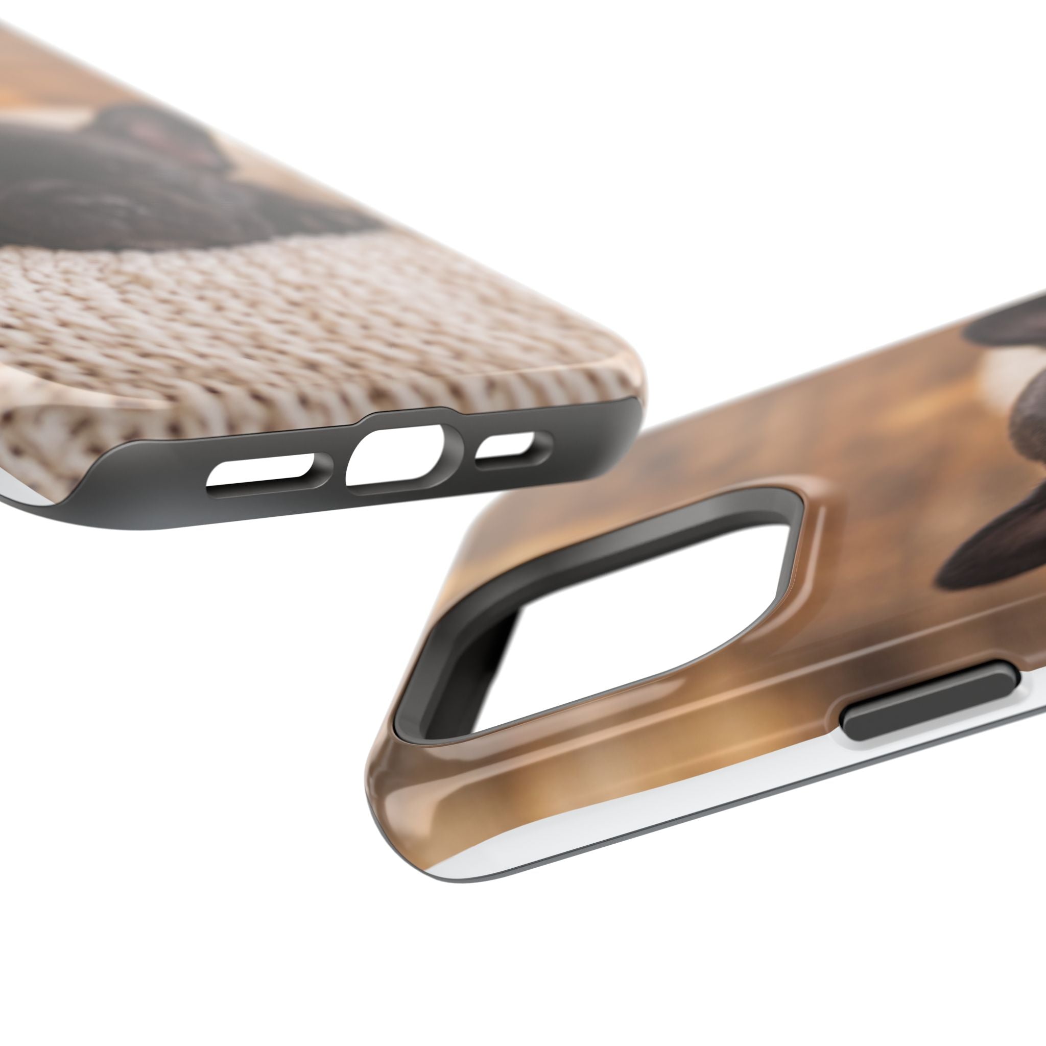 Sleepy French Bulldog Phone Case — Impact-Resistant Wireless Charging Cover