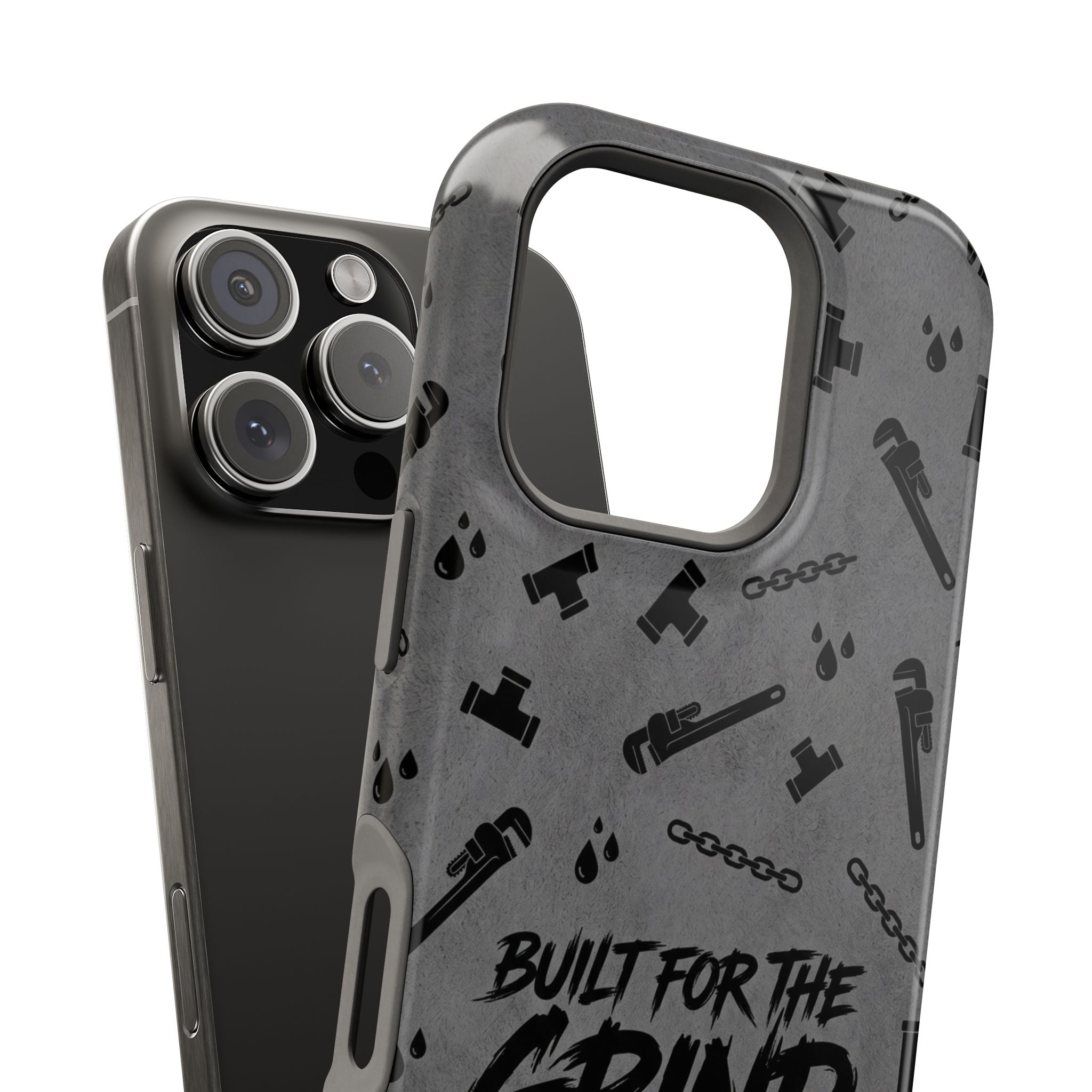 Built for the Grind Phone Case — Plumber Tools Wireless Charging Cover