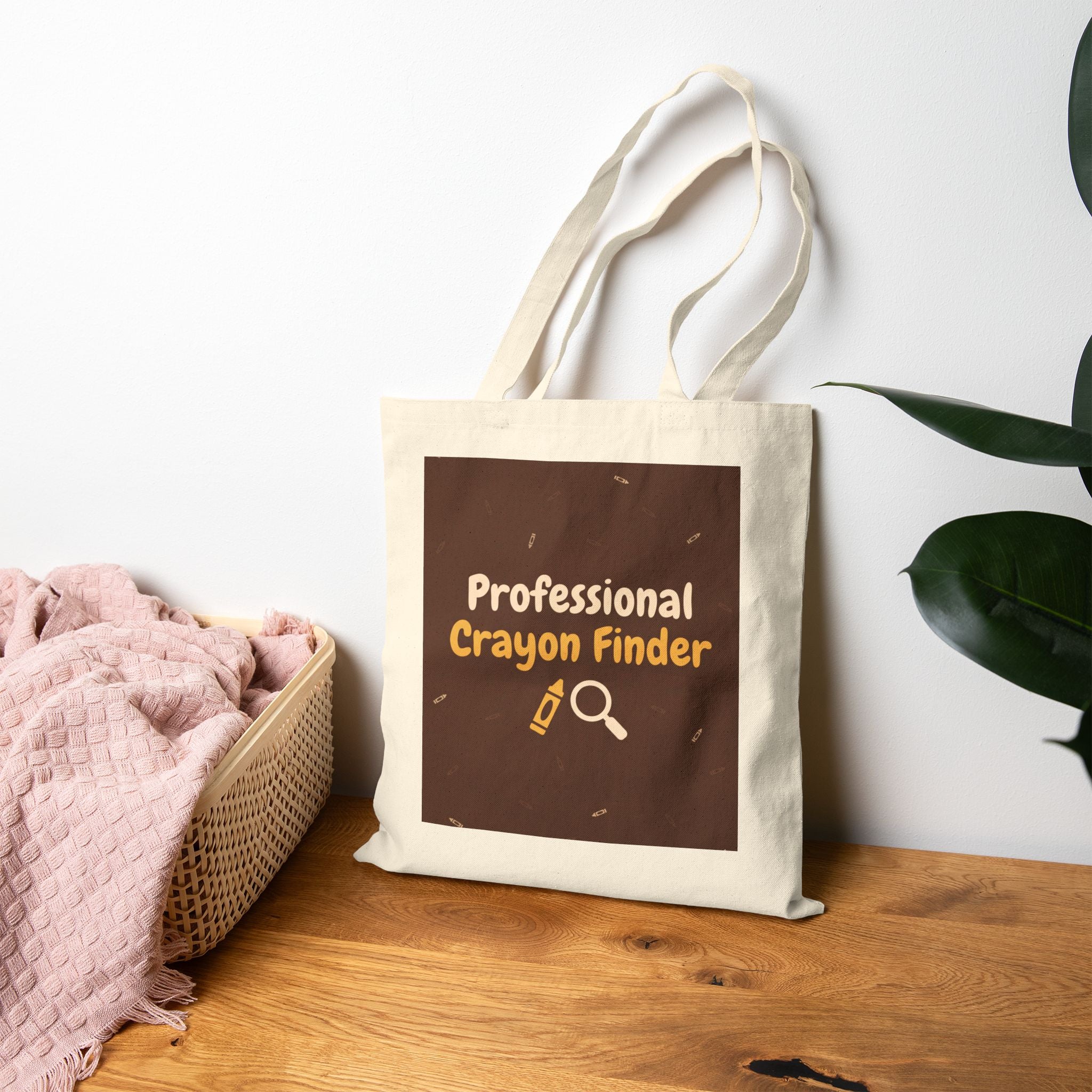 Professional Crayon Finder | Teacher Tote Bag | Elementary Teacher Gift