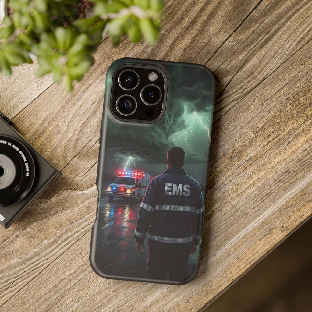 EMS Green Storm City Phone Case — Magnetic Wireless Charging Cover