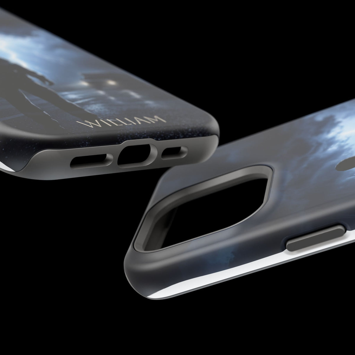 Personalized Lightning Storm EMS Phone Case — Wireless Charging Cover