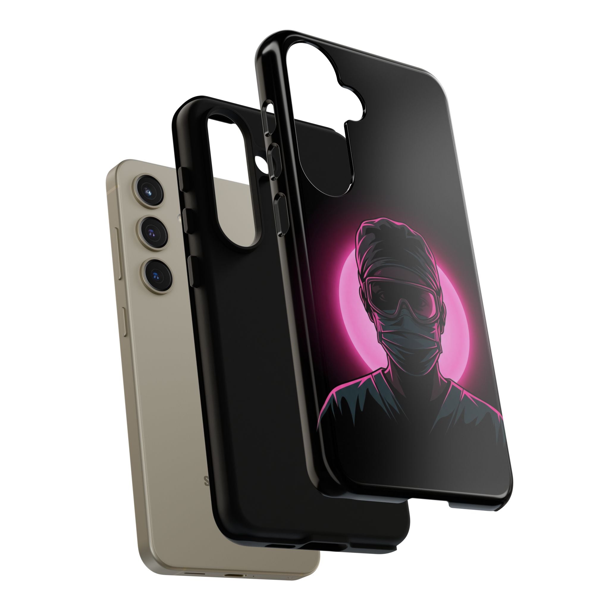 Nurse Neon Silhouette Phone Case - Samsung & iPhone Series