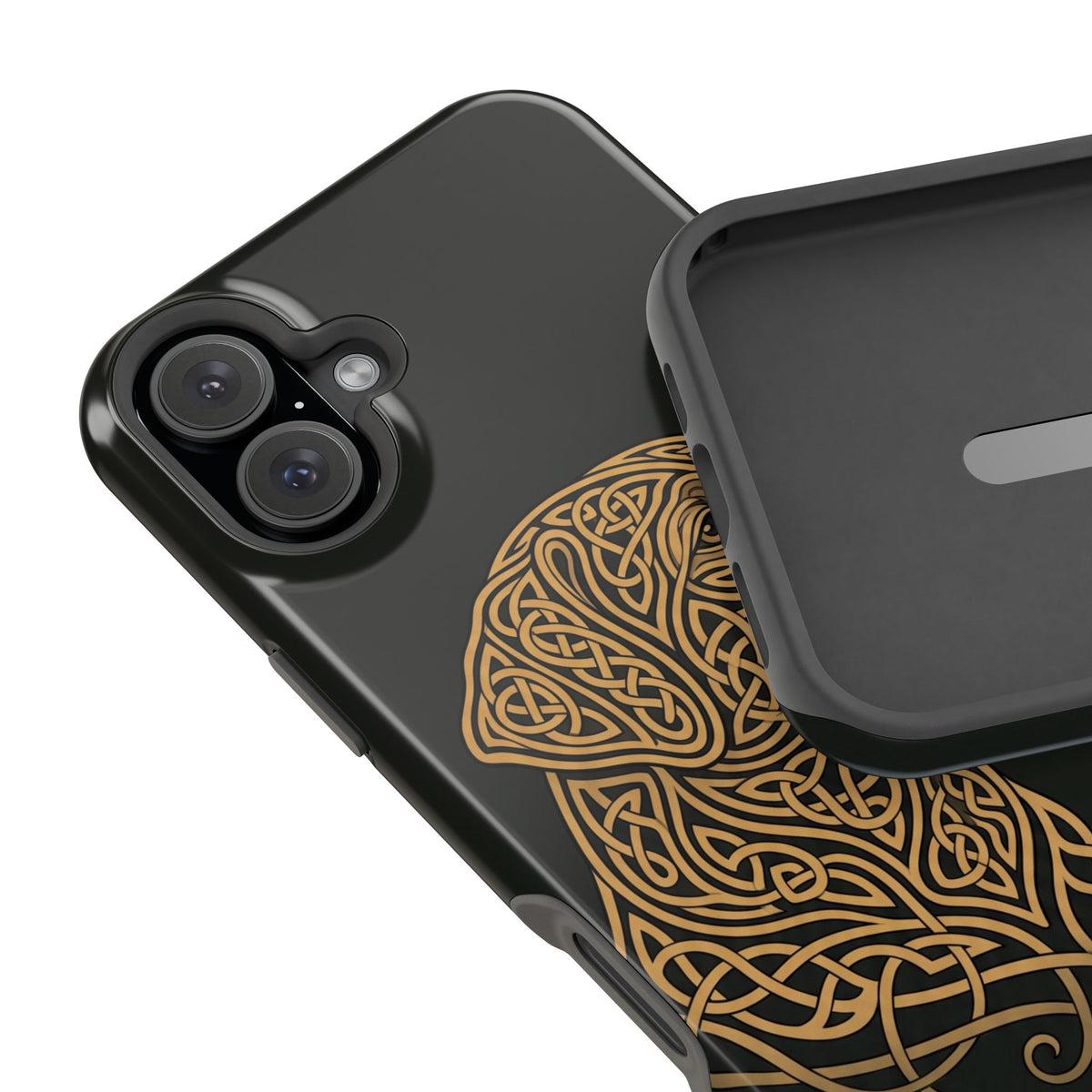 Celtic Knotwork Labrador Phone Case — Tough Magnetic Case with Wireless Charging
