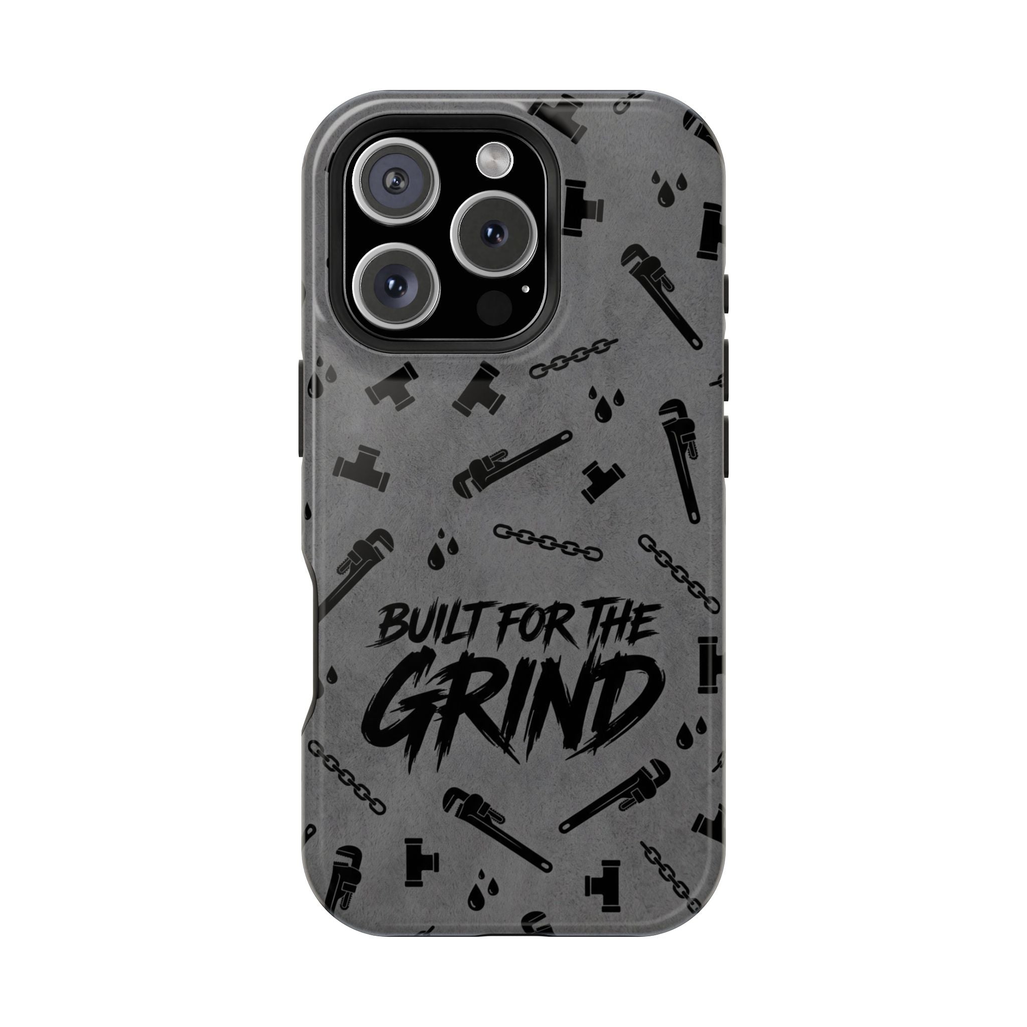 Built for the Grind Phone Case — Plumber Tools Wireless Charging Cover