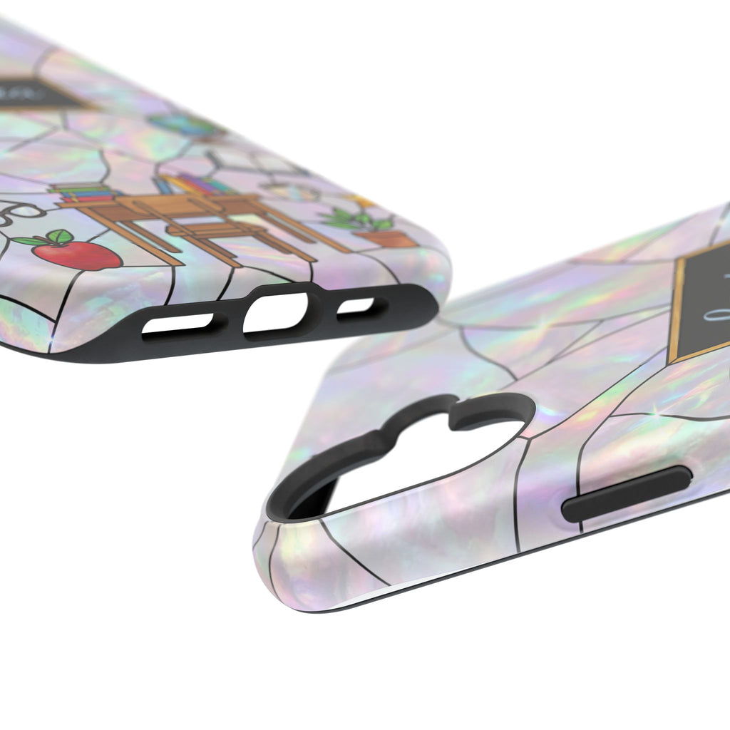 Personalized Teacher Phone Case — Impact-Resistant Wireless Charging Cover