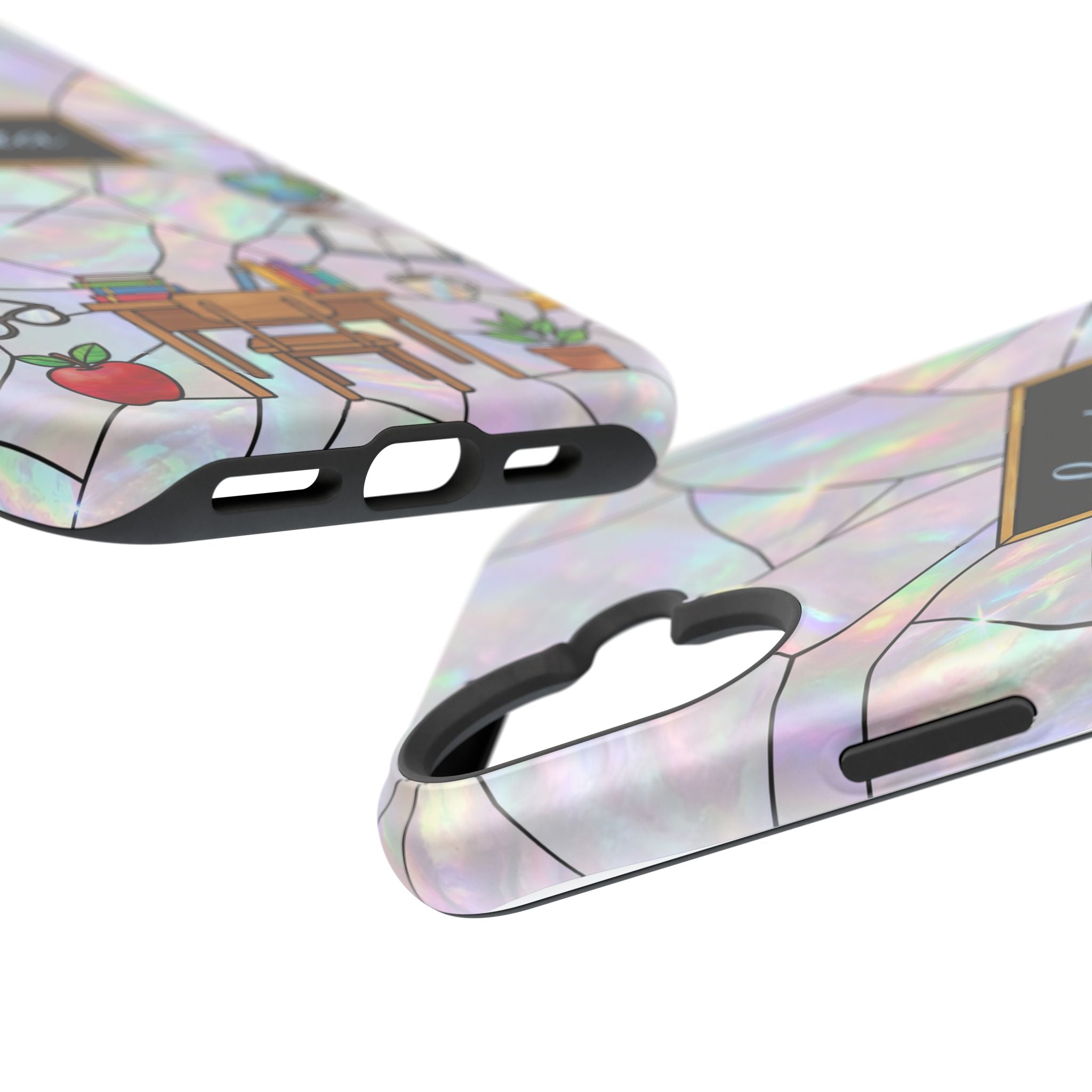 Personalized Teacher Phone Case — Impact-Resistant Wireless Charging Cover