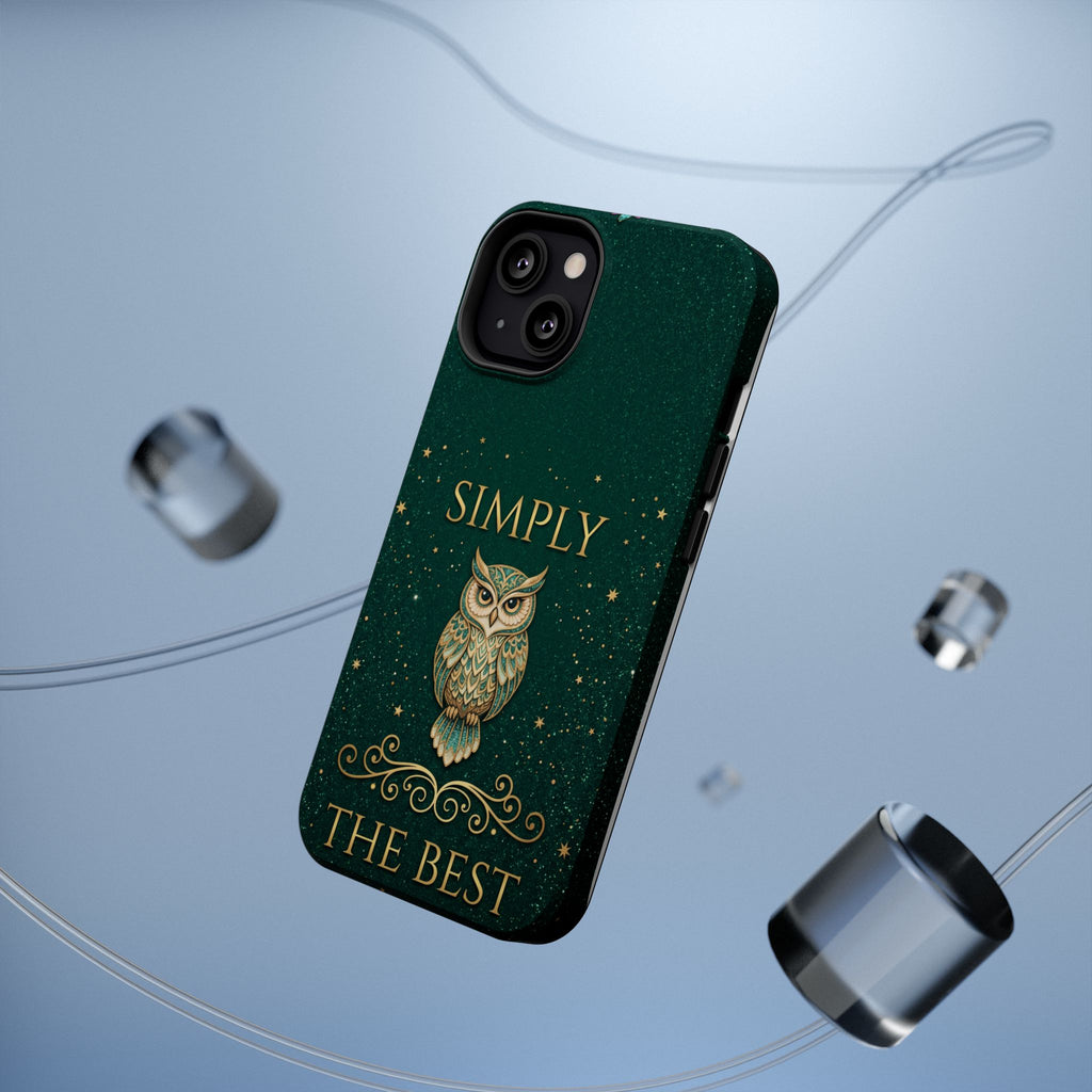 Simply The Best Wise Owl Phone Case — Wireless Charging Cover