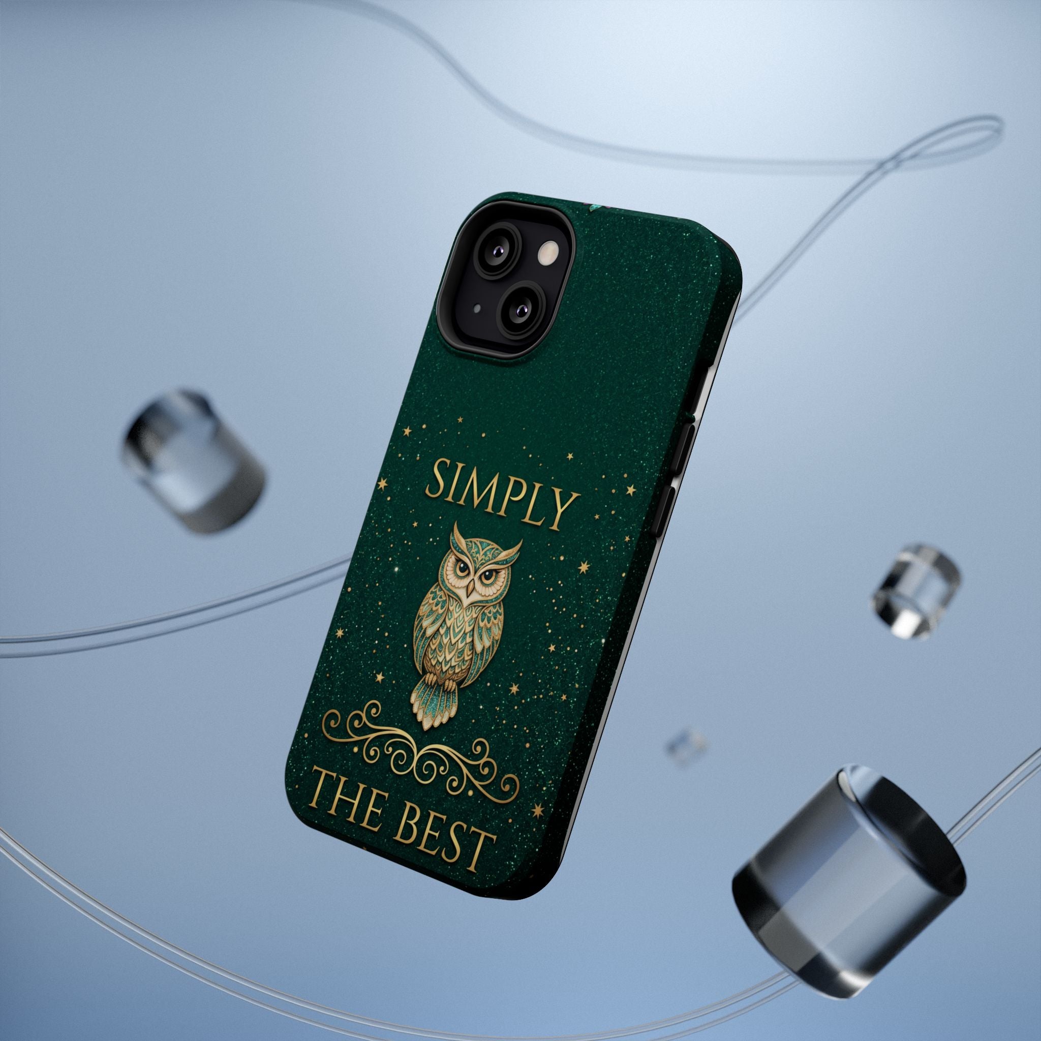 Simply The Best Wise Owl Phone Case — Wireless Charging Cover