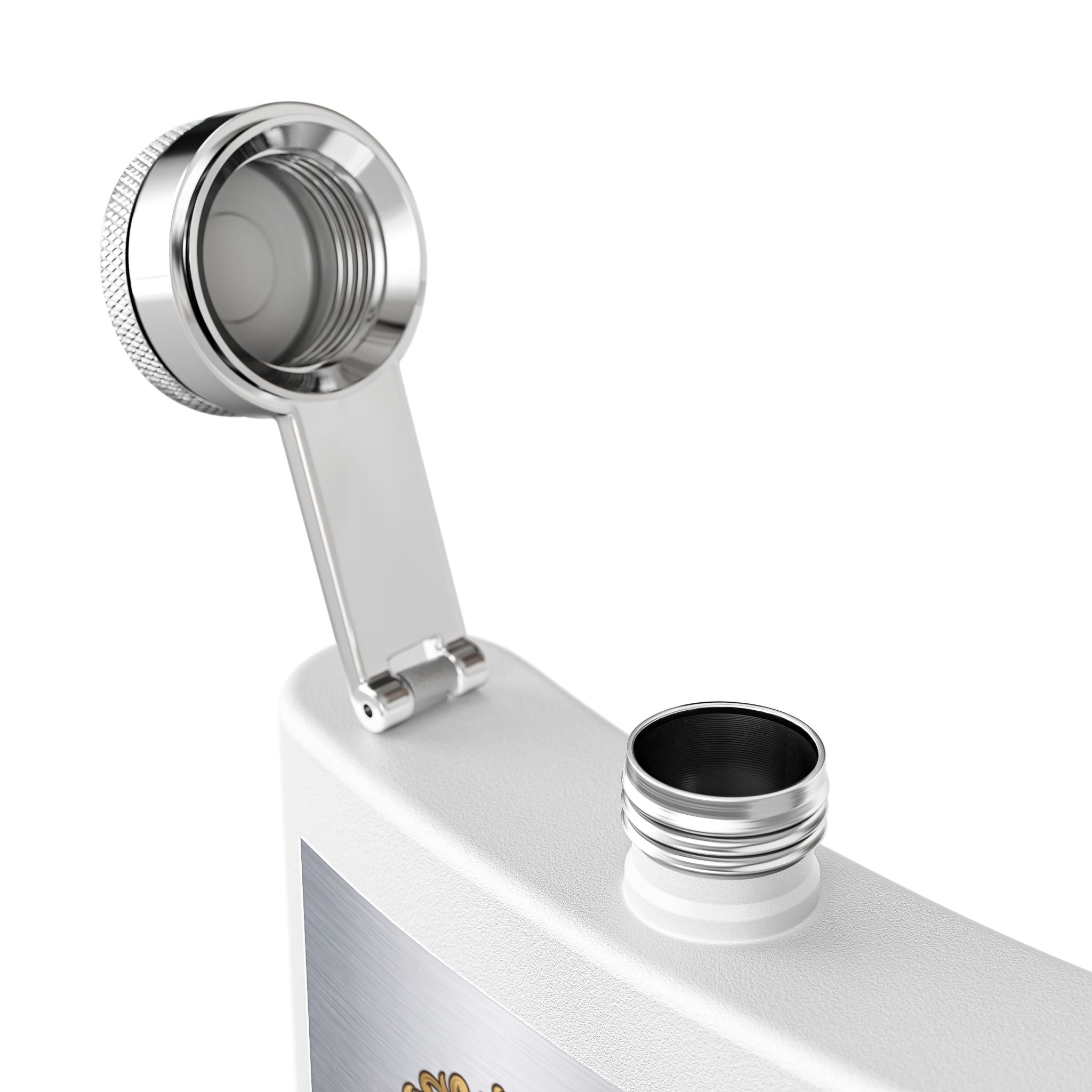 Flask — "Industrial Electrician: Plant Power & Systems" (Crest Edition) 6oz Stainless Steel Hip Flask