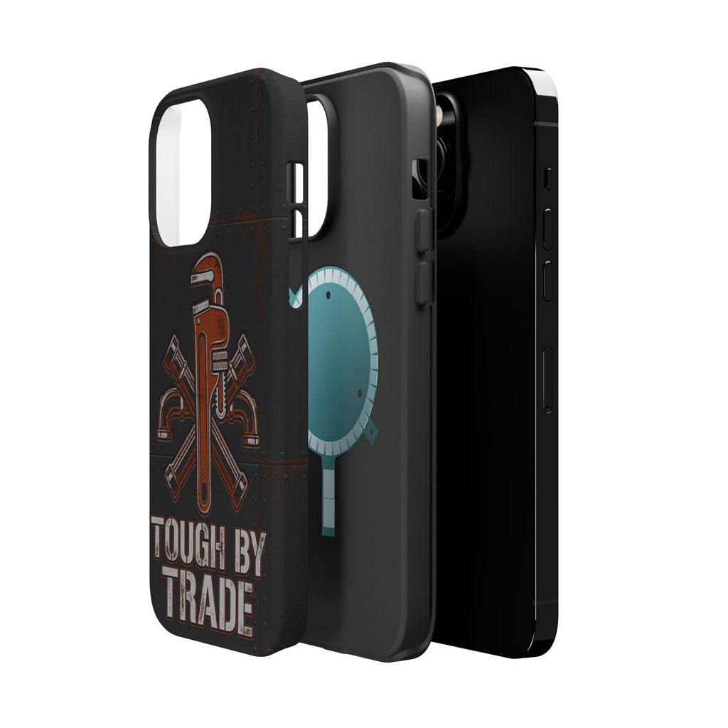 Tough By Trade Phone Case — Crossed Wrenches Wireless Charging Cover
