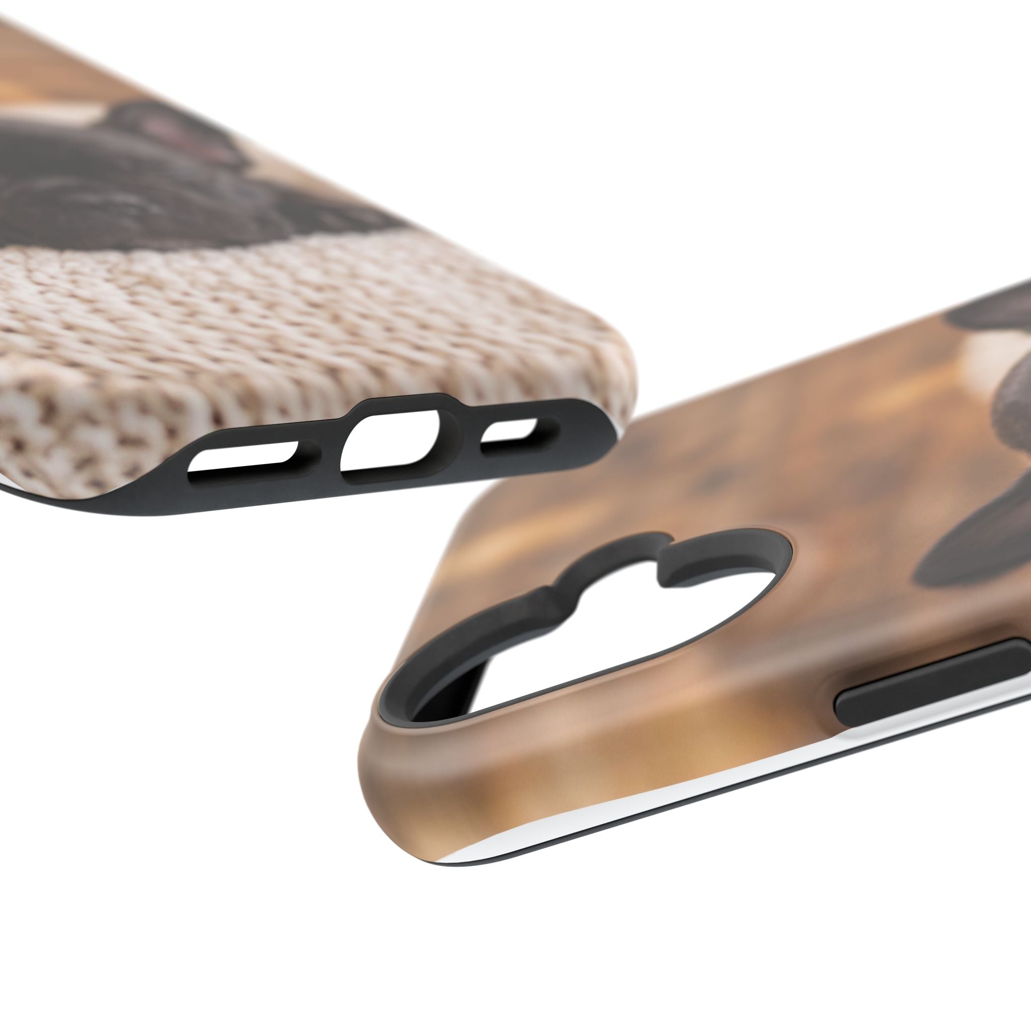 Sleepy French Bulldog Phone Case — Impact-Resistant Wireless Charging Cover