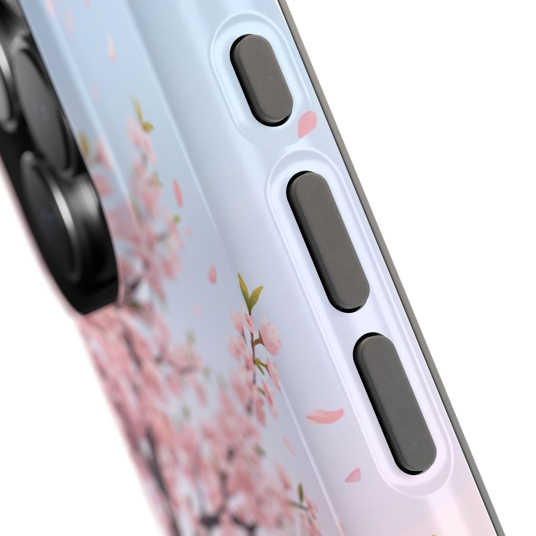 Personalized Dachshund Cherry Blossom Phone Case — Wireless Charging Cover