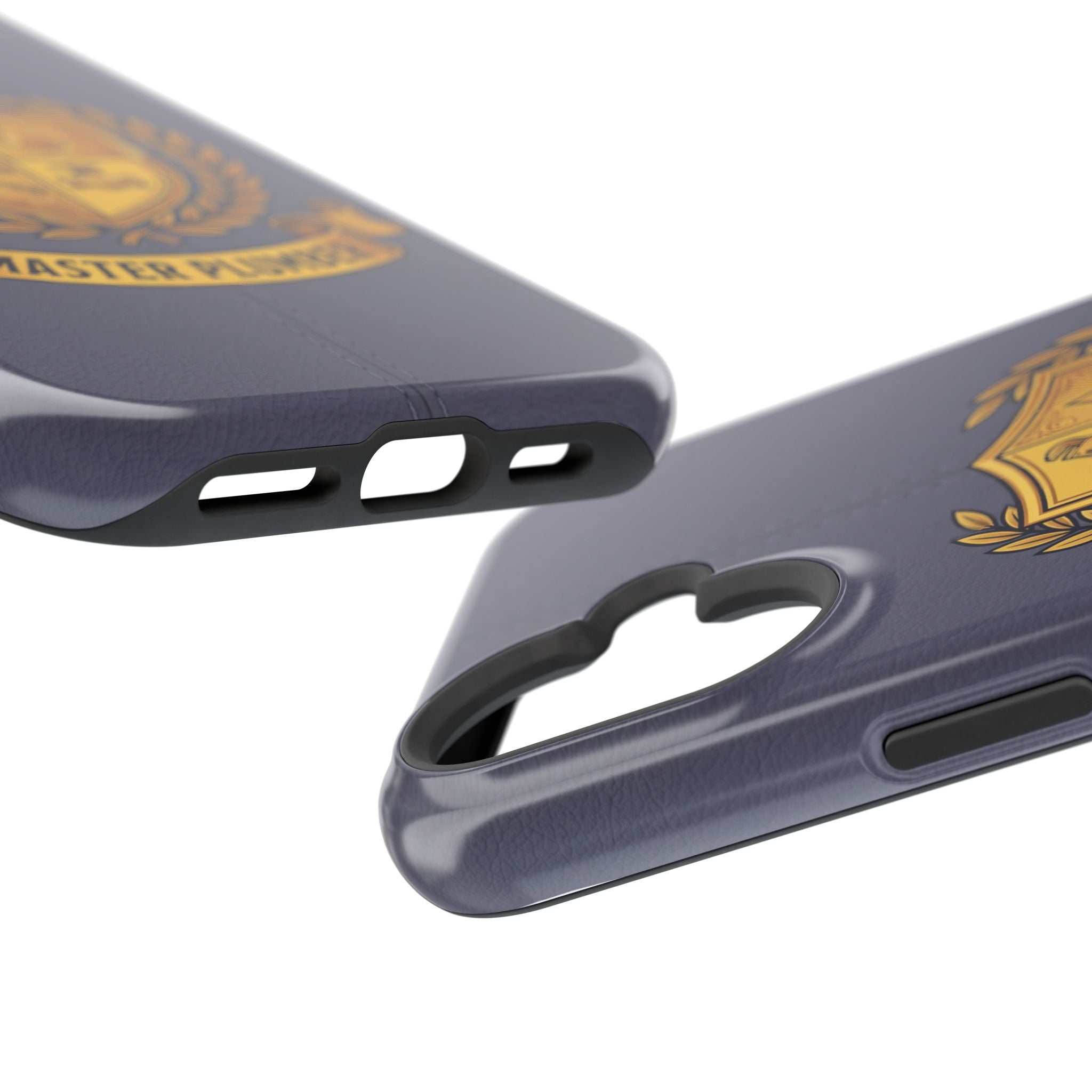 Master Plumber Crest Phone Case — Heraldic Shield Wireless Charging Cover