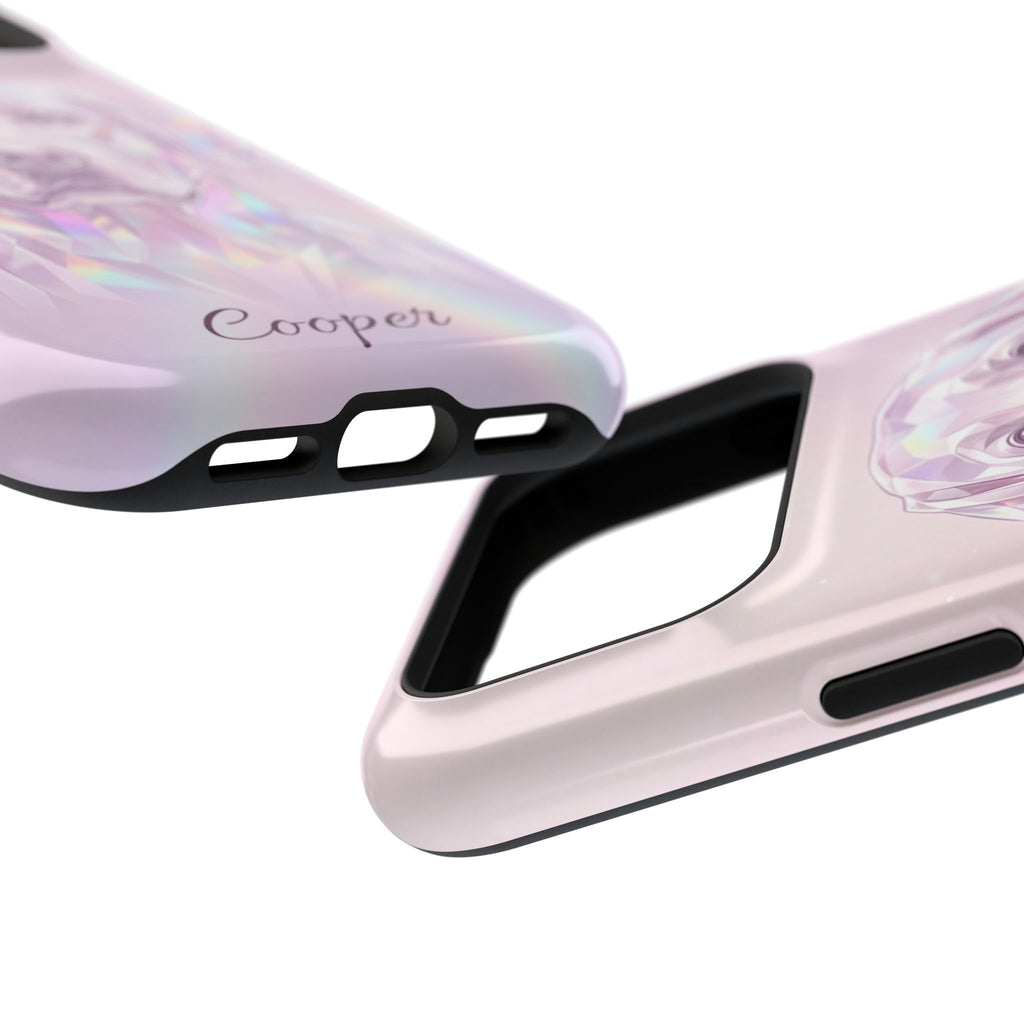 Personalized Crystal Prism Labrador Phone Case — Tough Magnetic Case with Wireless Charging