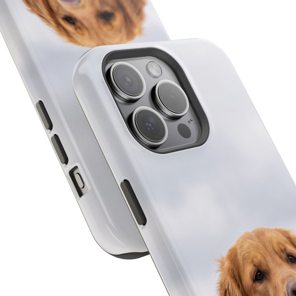 Golden Retriever Phone Case — Impact-Resistant Wireless Charging Cover
