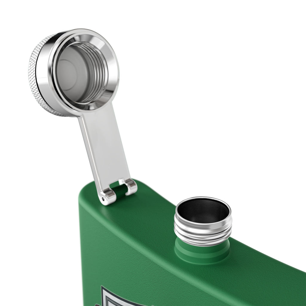 Flask — "Commercial Electrician: Office Circuits & Voltage" 6oz Stainless Steel Hip Flask