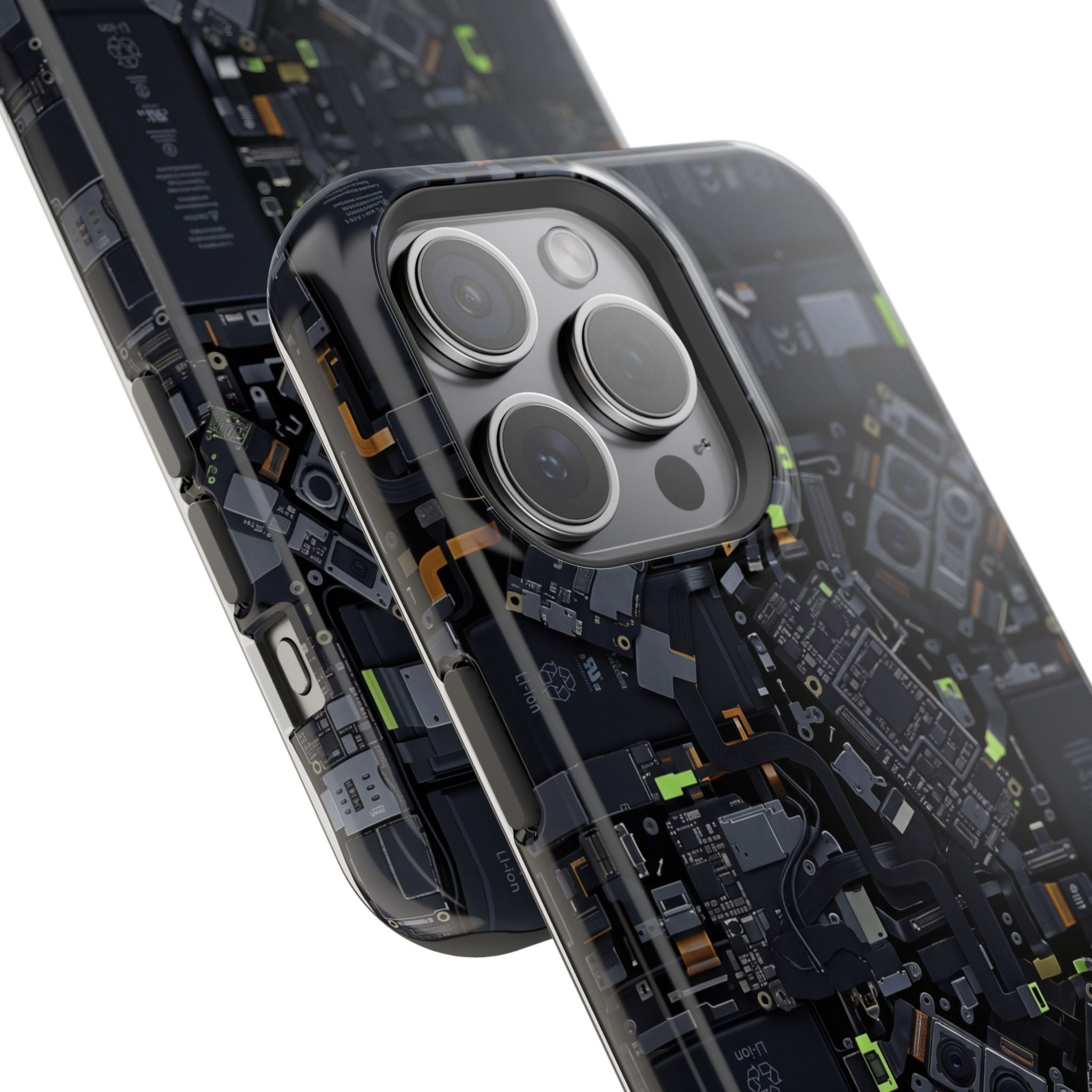 Circuit Core Phone Case — Motherboard Print Wireless Charging Cover