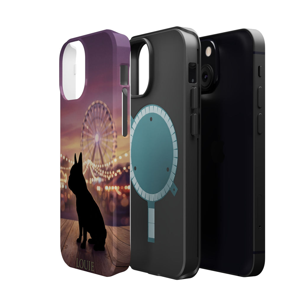 Personalized French Bulldog Carnival Nights Phone Case — Wireless Charging Cover