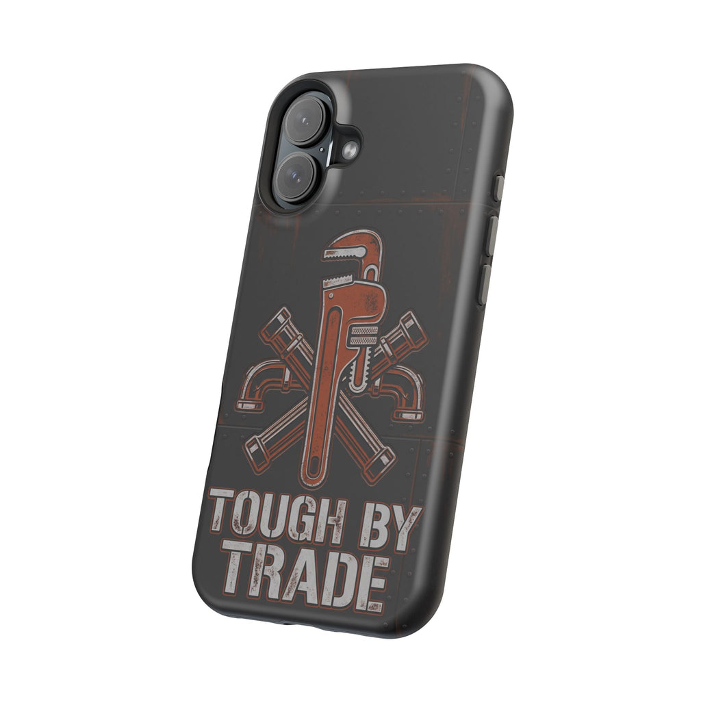 Tough By Trade Phone Case — Crossed Wrenches Wireless Charging Cover