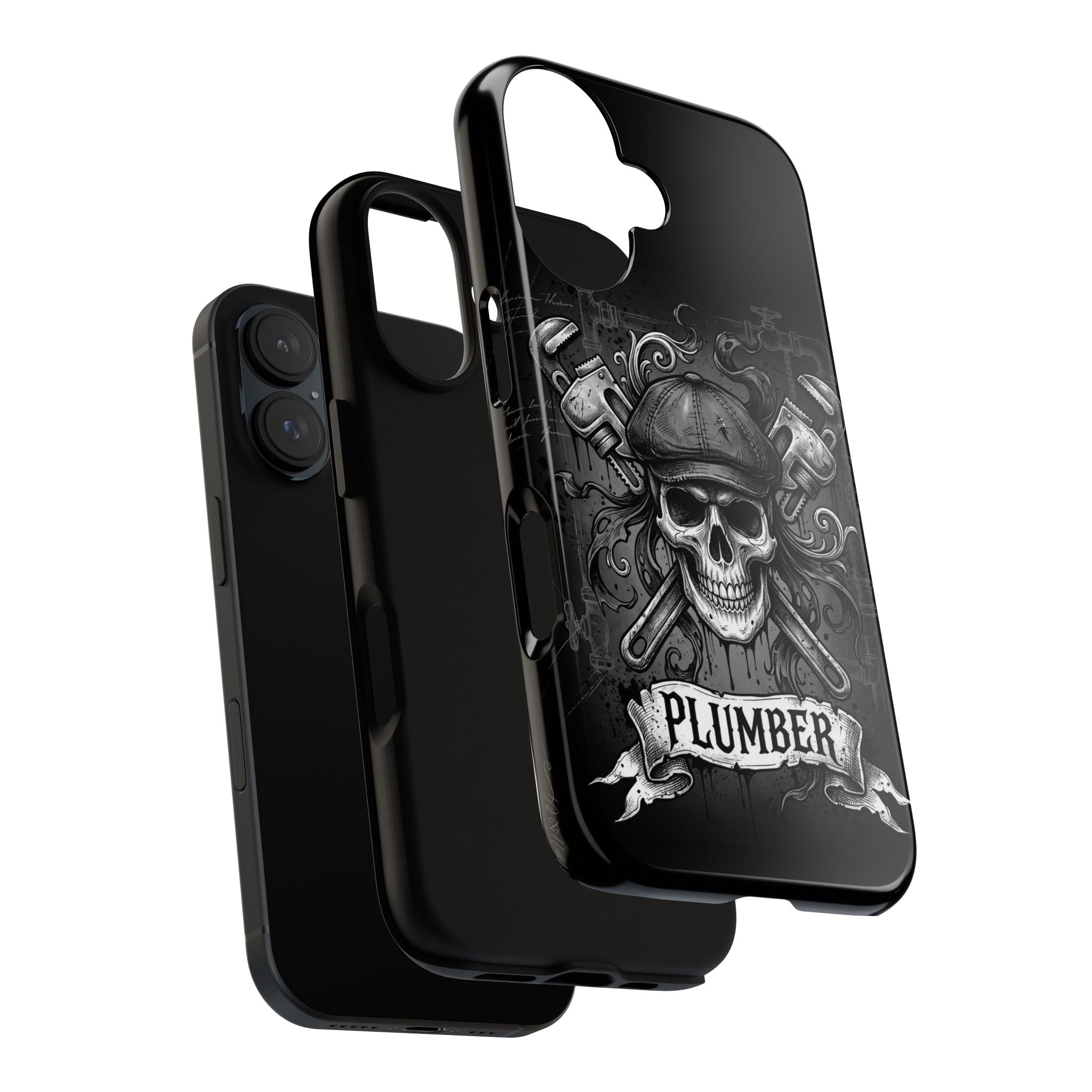 Gothic Skull Plumber Phone Case - Samsung & iPhone Series
