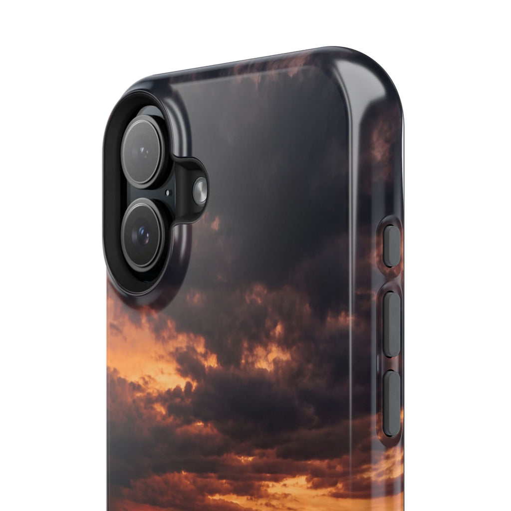 Paw Sunset Magnetic Impact-Resistant Phone Case for iPhone and Samsung Galaxy series