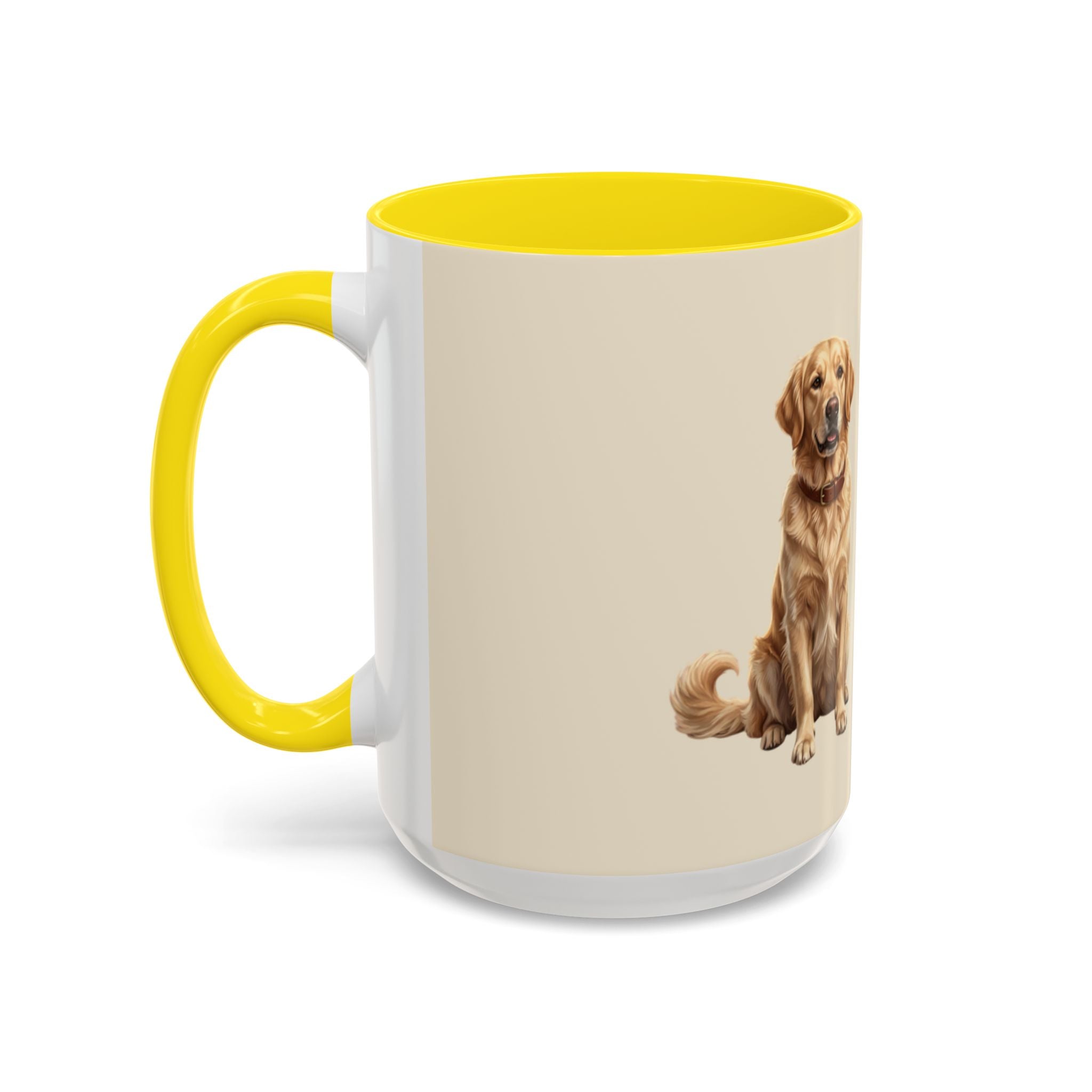 Personalized Golden Retriever Mug | Custom Name & Message Dog Mom Dad Coffee Mug