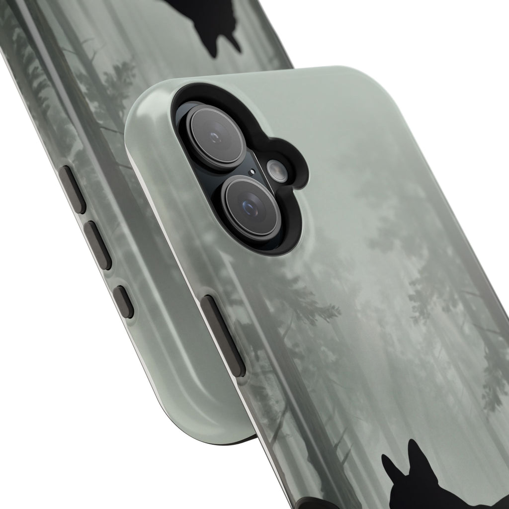 Personalized French Bulldog Misty Forest Phone Case — Wireless Charging Cover