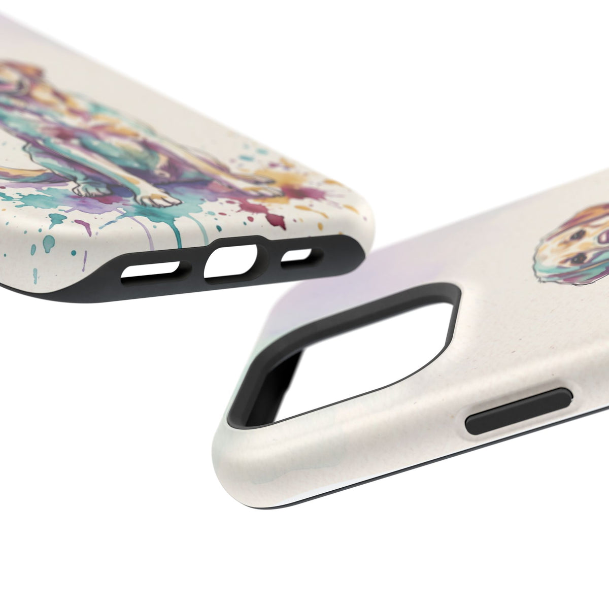 Watercolor Labrador Phone Case — Tough Magnetic Case with Wireless Charging