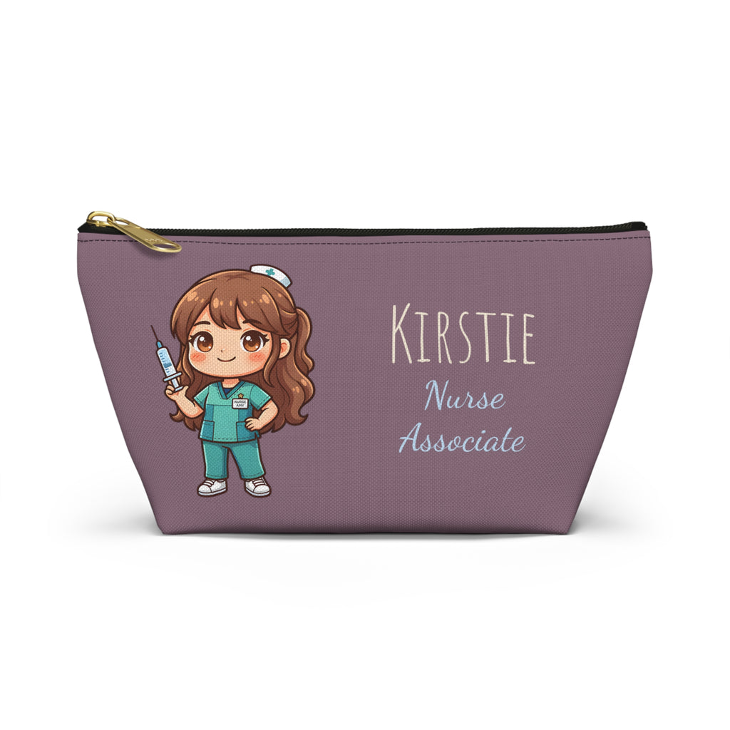 Personalized Nurse Gift Pouch – Custom Name Makeup Bag
