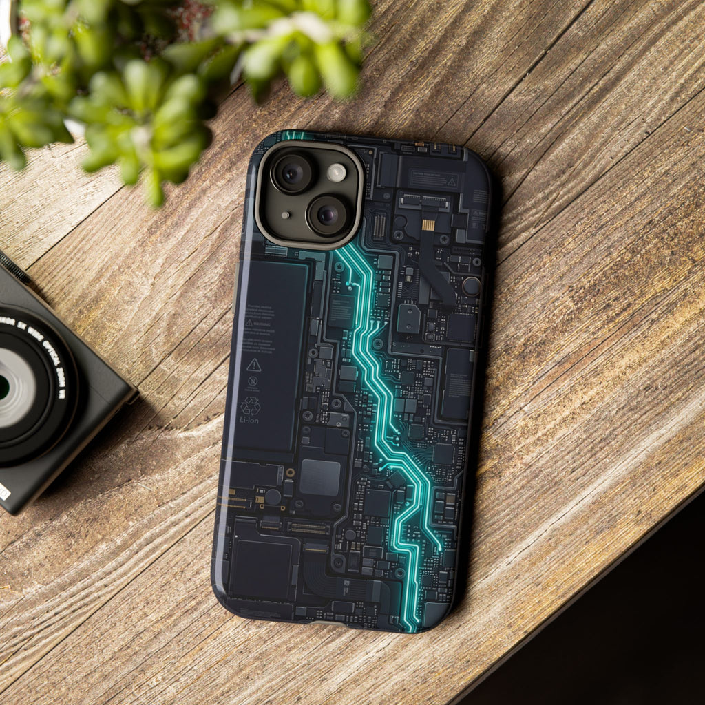 Electrician Cyan Circuit Phone Case - Samsung & iPhone Series
