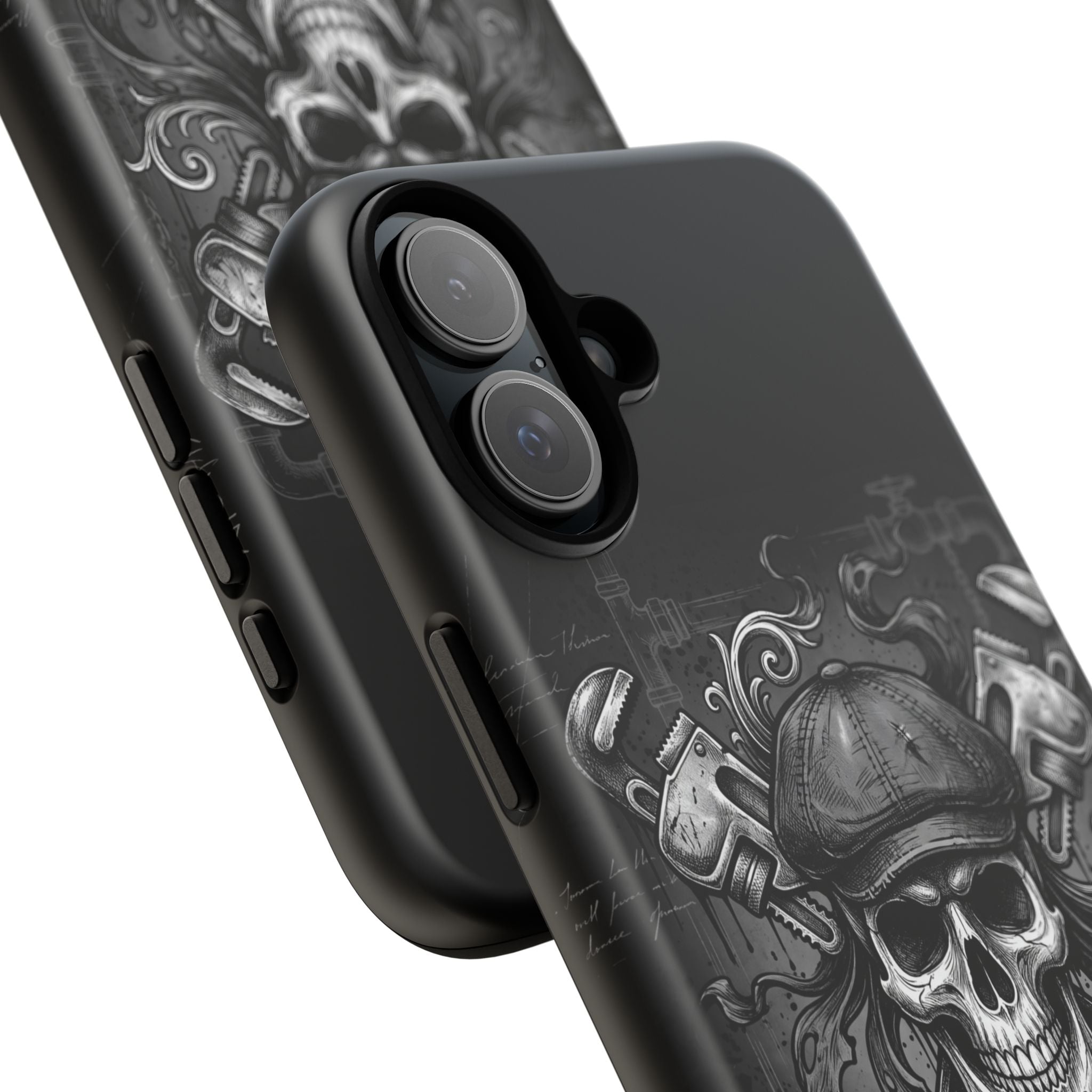 Gothic Skull Plumber Phone Case - Samsung & iPhone Series