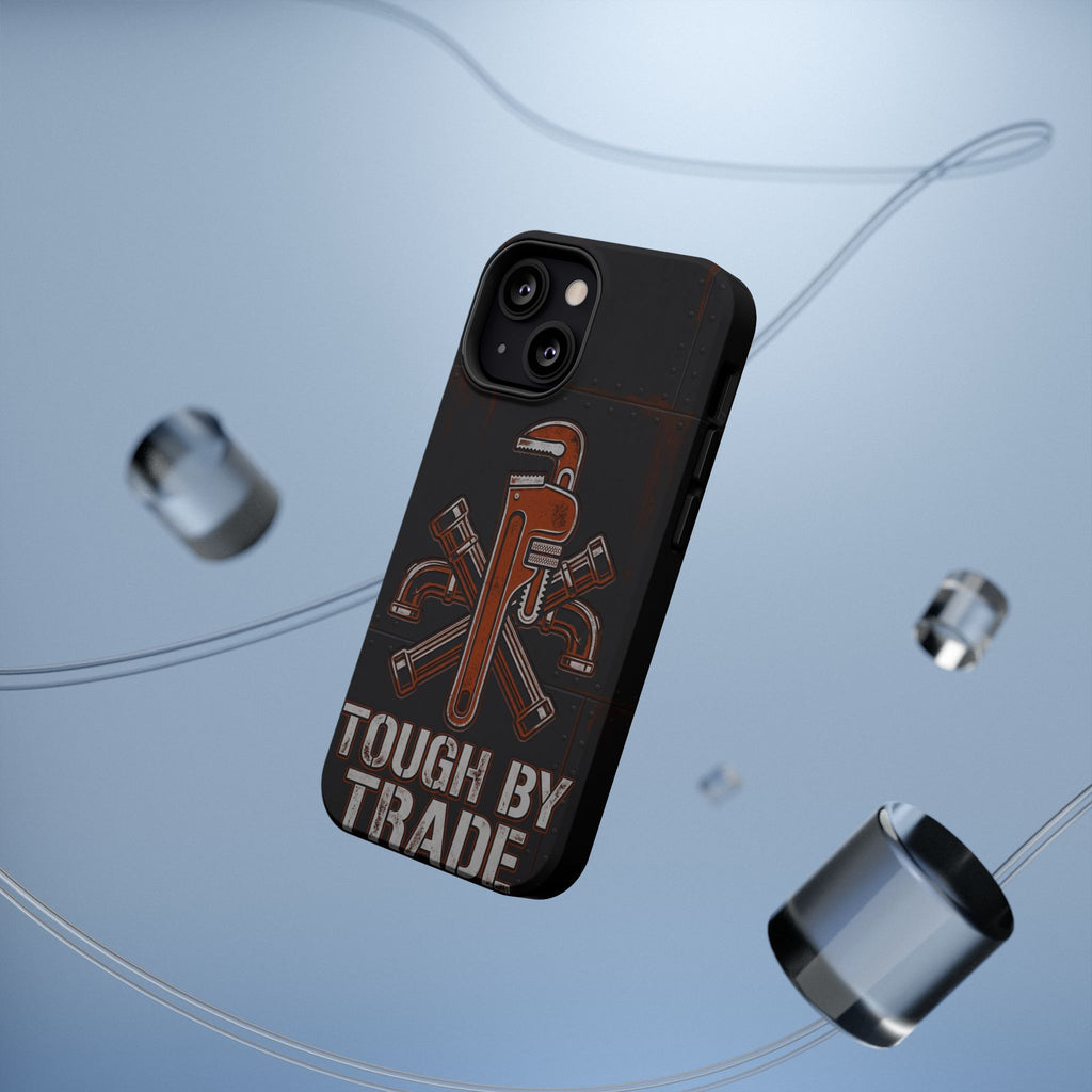 Tough By Trade Phone Case — Crossed Wrenches Wireless Charging Cover