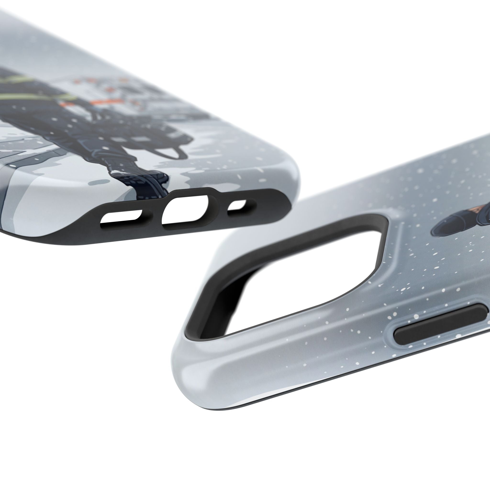 Bold Paramedic/EMT Portrait Phone Case — Magnetic Wireless Charging Cover