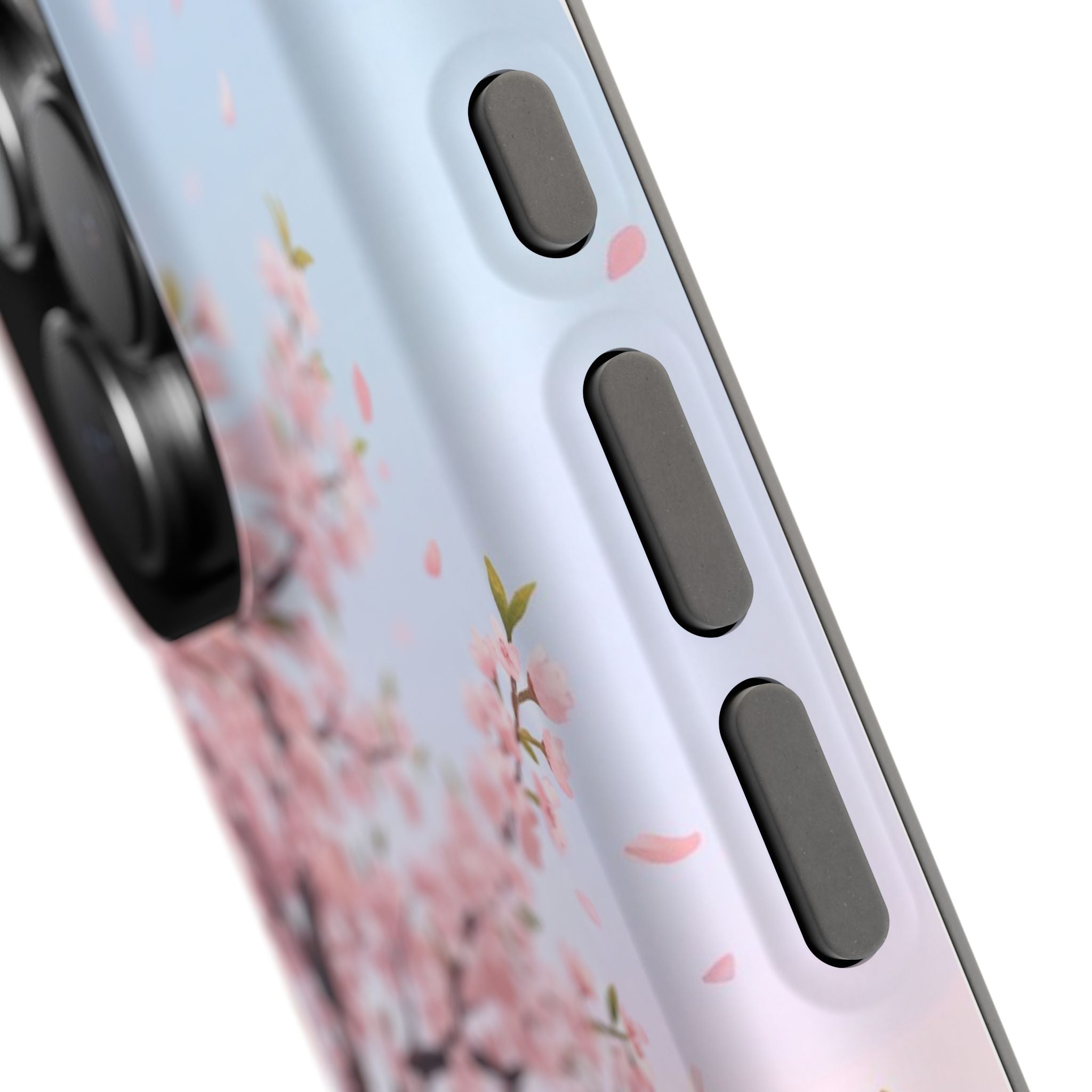 Personalized Dachshund Cherry Blossom Phone Case — Wireless Charging Cover